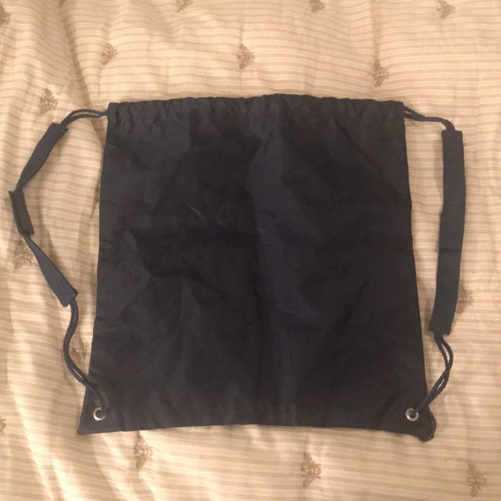 Disney - Drawstring Backpack - Velcro Straps -Navy - image 2